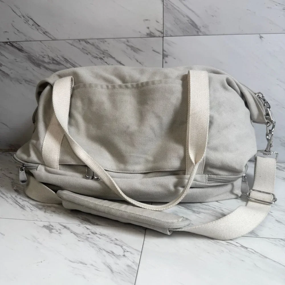 Lo & Sons The Catalina Deluxe Cotton Canvas Travel Tote & Weekender Bag